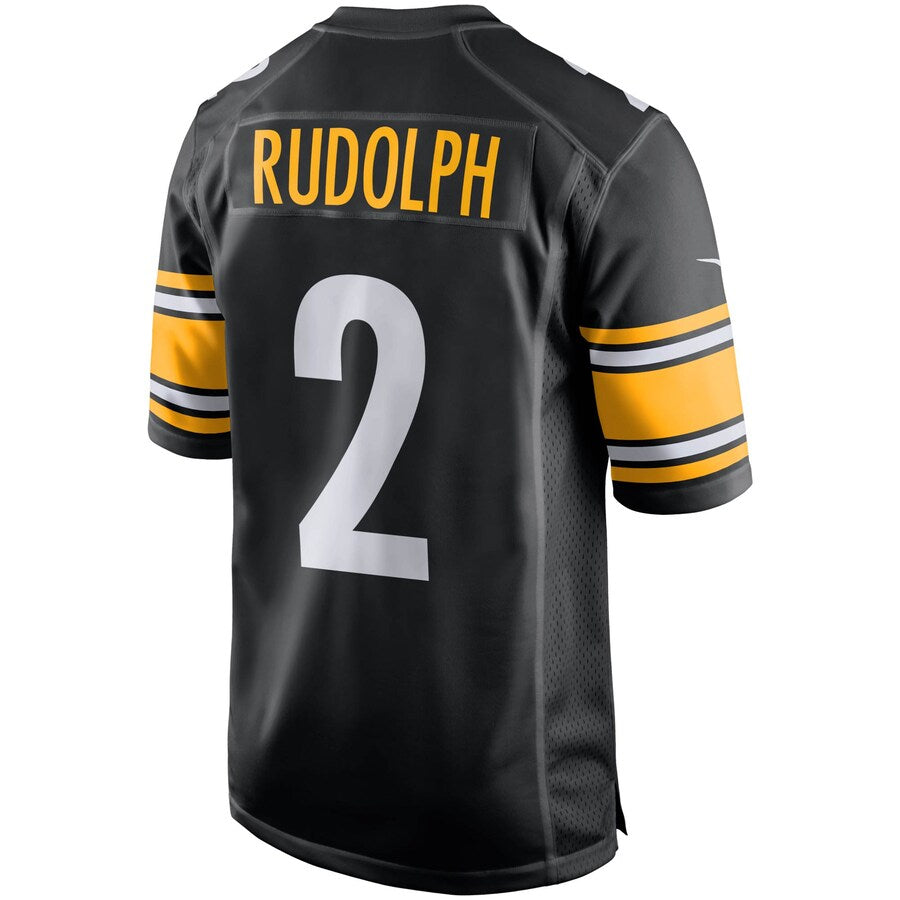 Pittsburgh Steelers Mason Rudolph Game Black Football Jersey product image