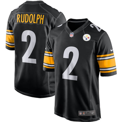 Pittsburgh Steelers Mason Rudolph Game Black Football Jersey product image