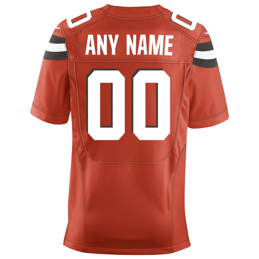 Cleveland Browns Custom Alternate Orange Football Jersey product image