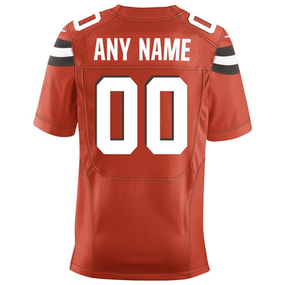 Cleveland Browns Custom Alternate Orange Football Jersey product image