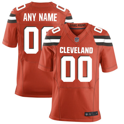 Cleveland Browns Custom Alternate Orange Football Jersey product image
