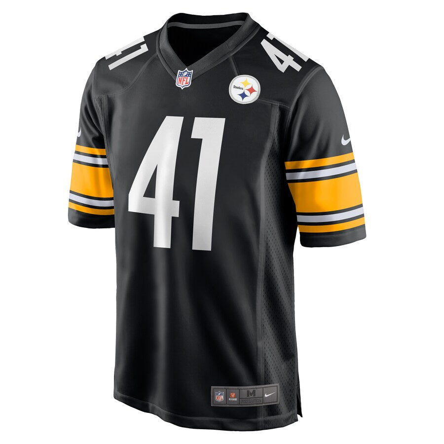 Pittsburgh Steelers Robert Spillane Game Black Football Jersey product image