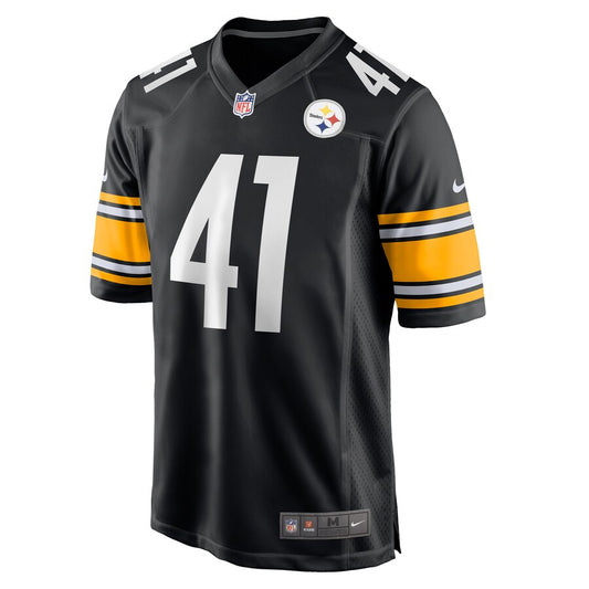 Pittsburgh Steelers Robert Spillane Game Black Football Jersey product image