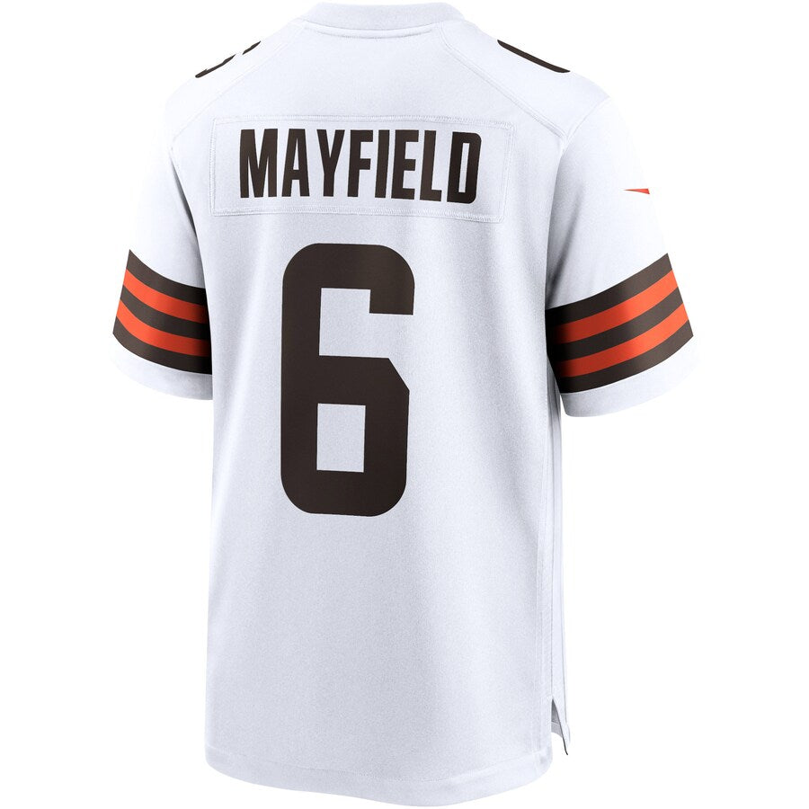 Cleveland Browns Baker Mayfield Game White Football Jersey product image