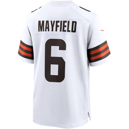 Cleveland Browns Baker Mayfield Game White Football Jersey product image