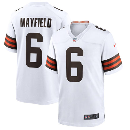 Cleveland Browns Baker Mayfield Game White Football Jersey product image