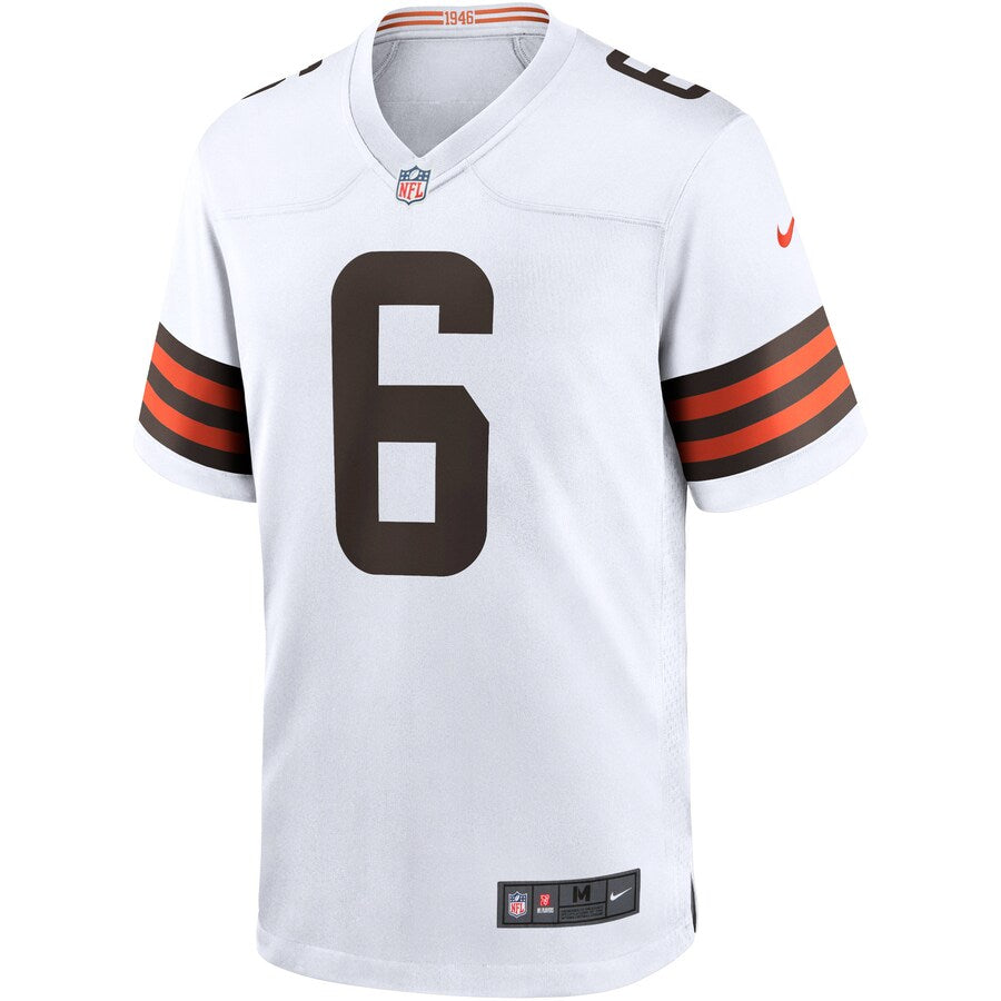 Cleveland Browns Baker Mayfield Game White Football Jersey product image