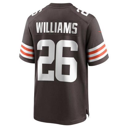 Cleveland Browns Greedy Williams Brown Game Brown Football Jersey product image