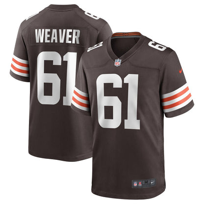 Cleveland Browns Curtis Weaver Brown Game Brown Football Jersey product image