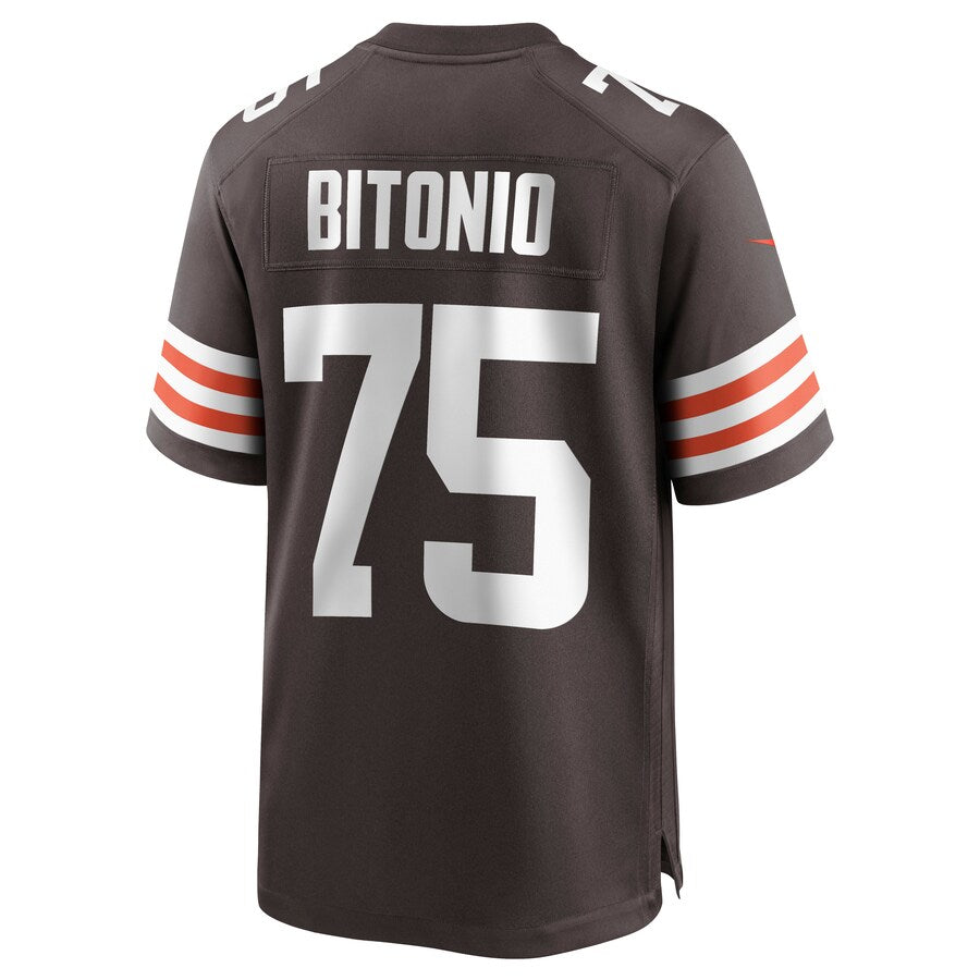 Cleveland Browns Joel Bitonio Brown Game Brown Football Jersey product image