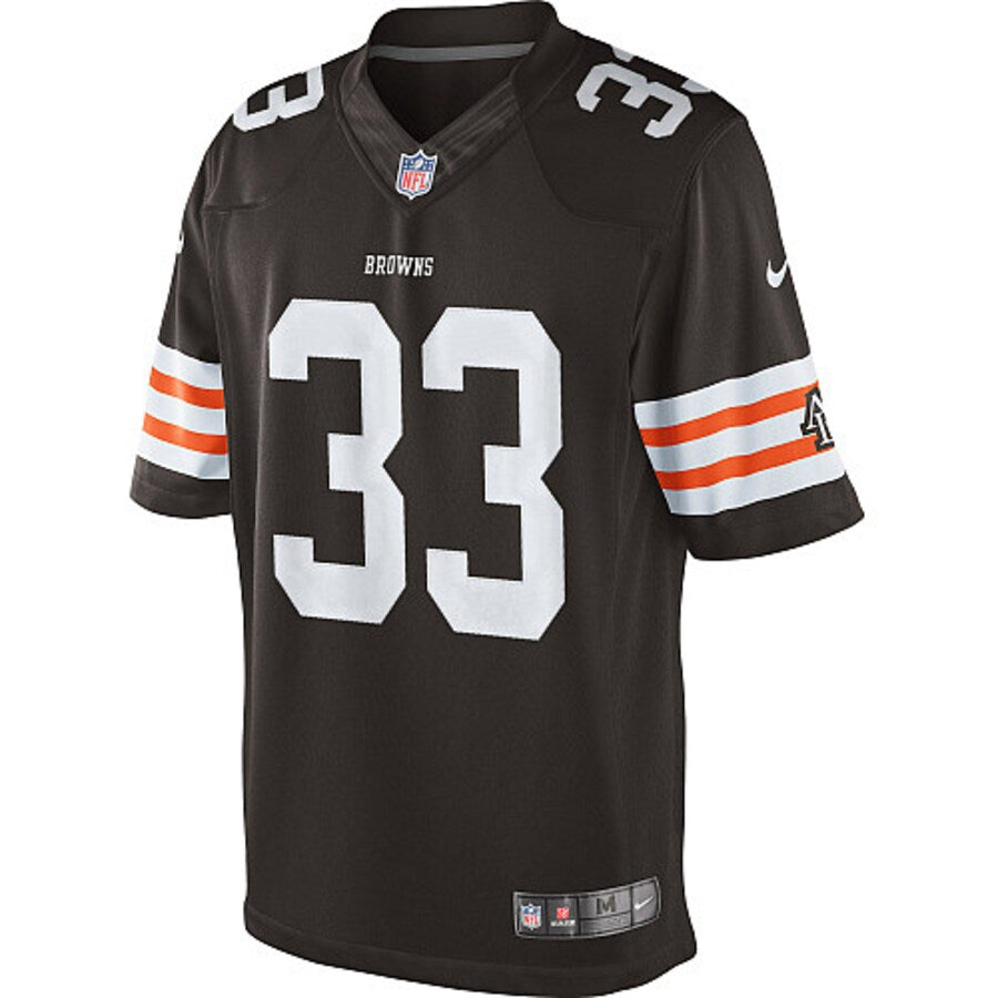 Cleveland Browns Historic Logo Trent Richardson Limited Brown Football Jersey product image