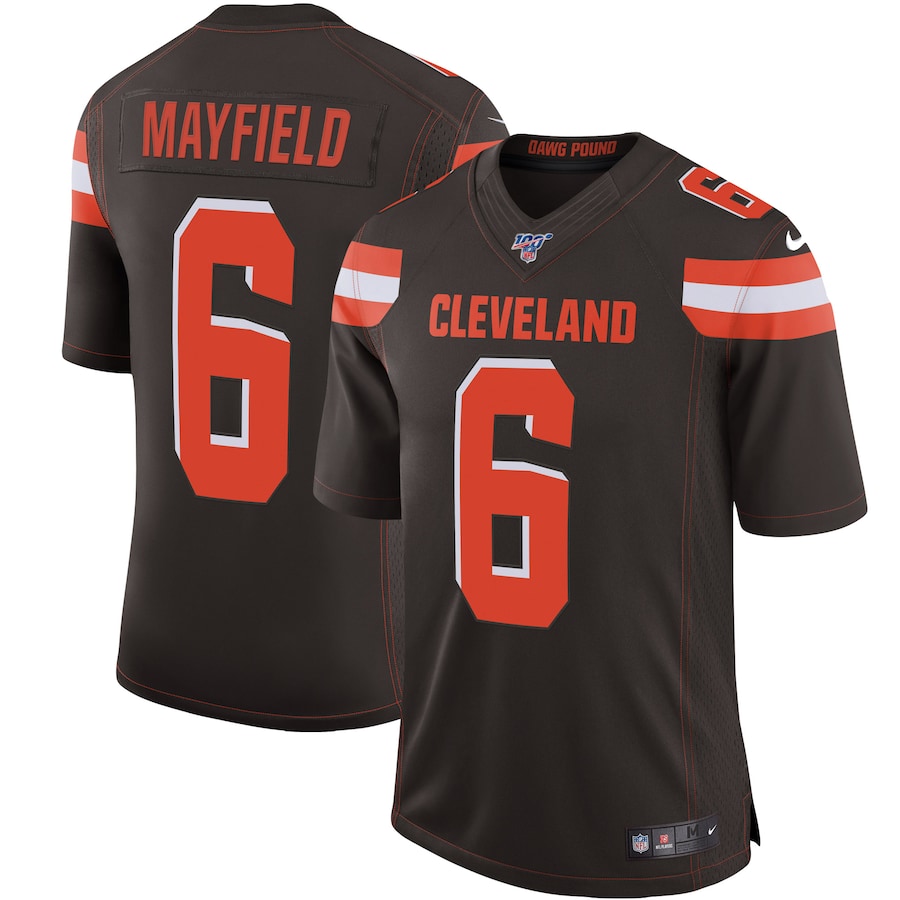 Cleveland Browns Baker Mayfield Brown Limited Brown Football Jersey product image