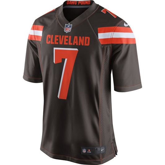 Cleveland Browns Deshone Kizer Brown Game Brown Football Jersey product image