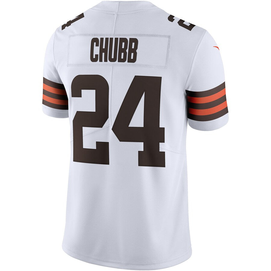 Cleveland Browns Nick Chubb Limited White Football Jersey product image