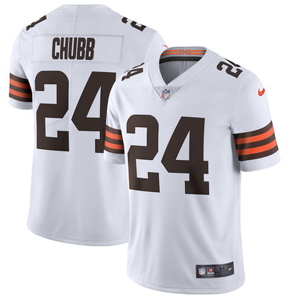Cleveland Browns Nick Chubb Limited White Football Jersey product image