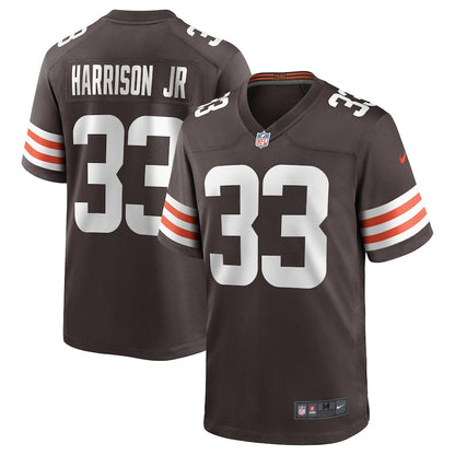 Cleveland Browns Ronnie Harrison Jr. Brown Game Brown Football Jersey product image