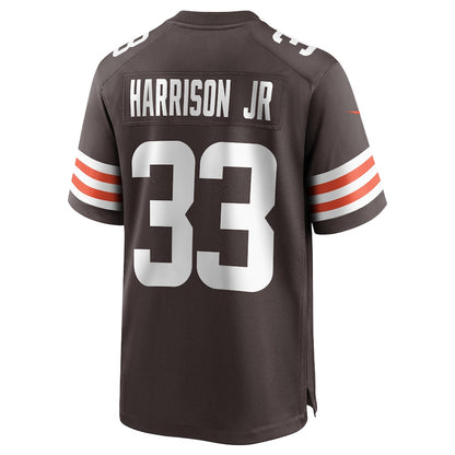 Cleveland Browns Ronnie Harrison Jr. Brown Game Brown Football Jersey product image