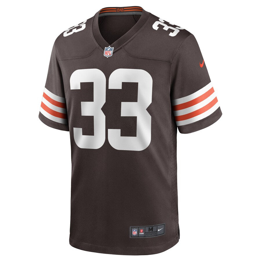 Cleveland Browns Ronnie Harrison Jr. Brown Game Brown Football Jersey product image
