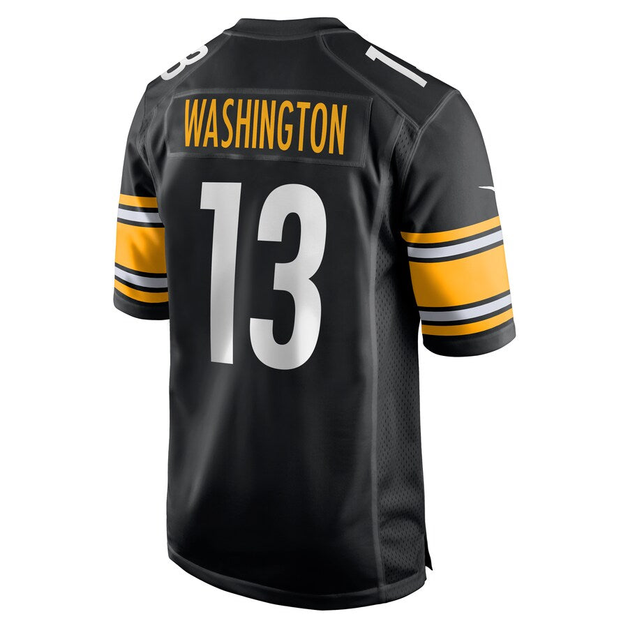 Pittsburgh Steelers James Washington Game Black Football Jersey product image