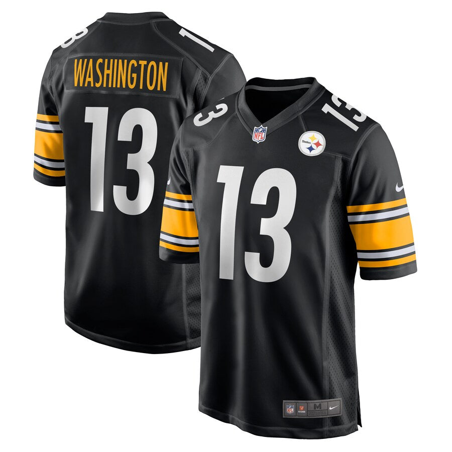 Pittsburgh Steelers James Washington Game Black Football Jersey product image