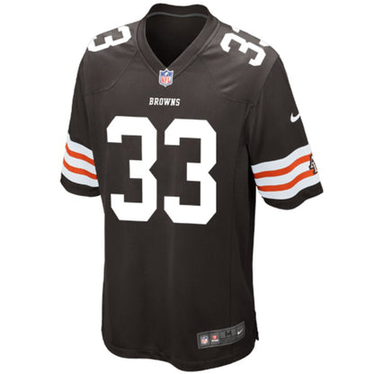 Cleveland Browns Historic Logo Trent Richardson Game Brown Football Jersey product image