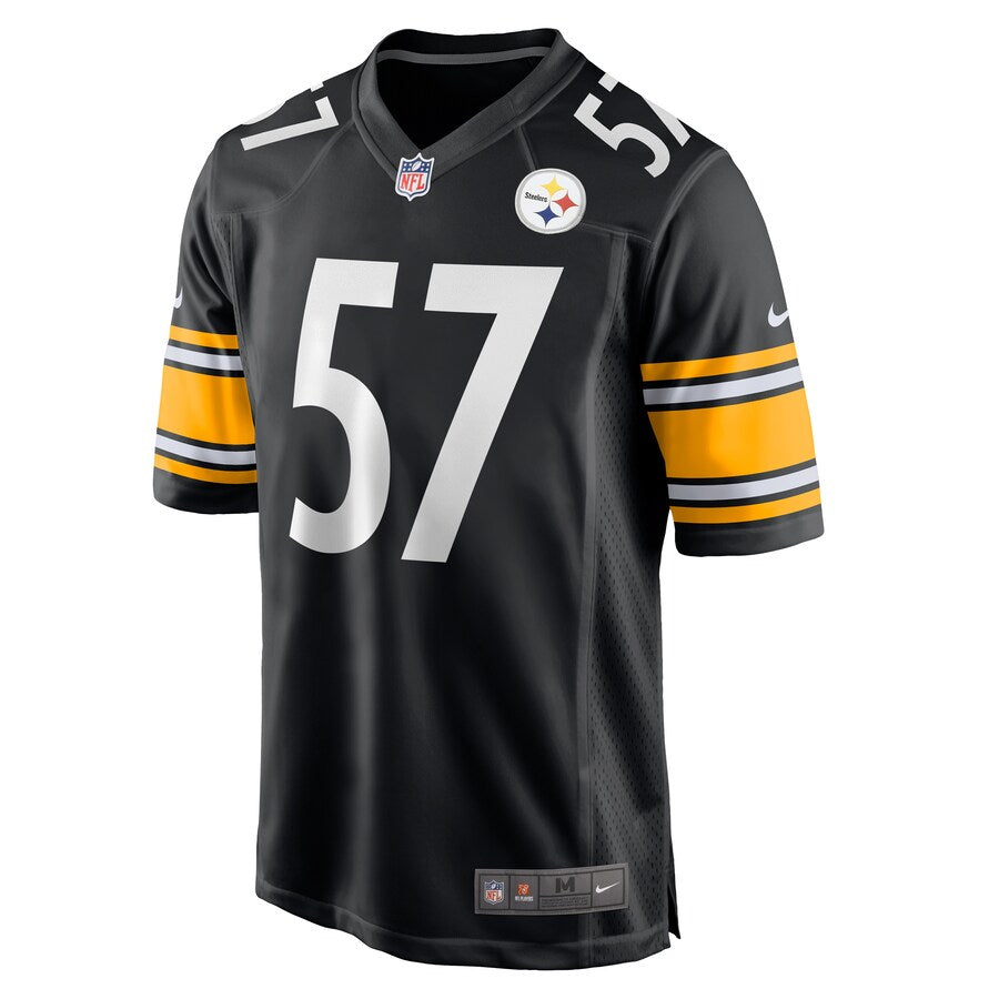 Pittsburgh Steelers Kameron Canaday Game Black Football Jersey product image