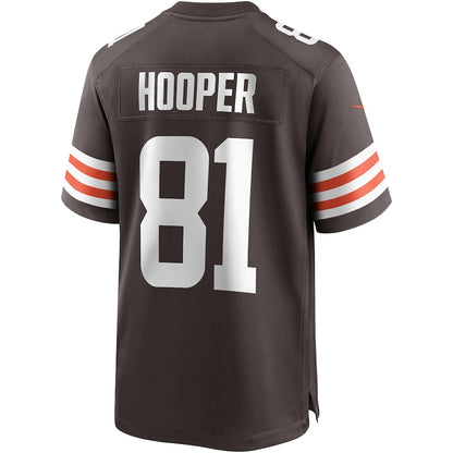 Cleveland Browns Austin Hooper Brown Game Brown Football Jersey product image