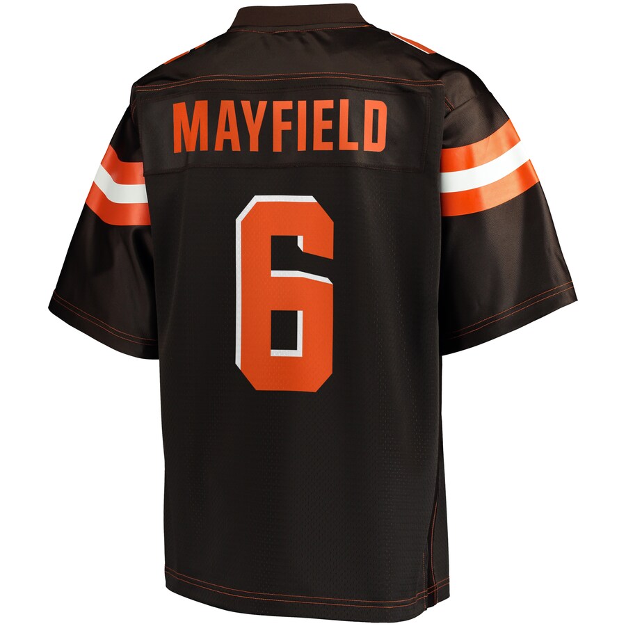 Cleveland Browns Baker Mayfield Pro Line Big & Tall Brown Football Jersey product image