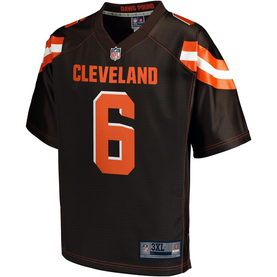 Cleveland Browns Baker Mayfield Pro Line Big & Tall Brown Football Jersey product image