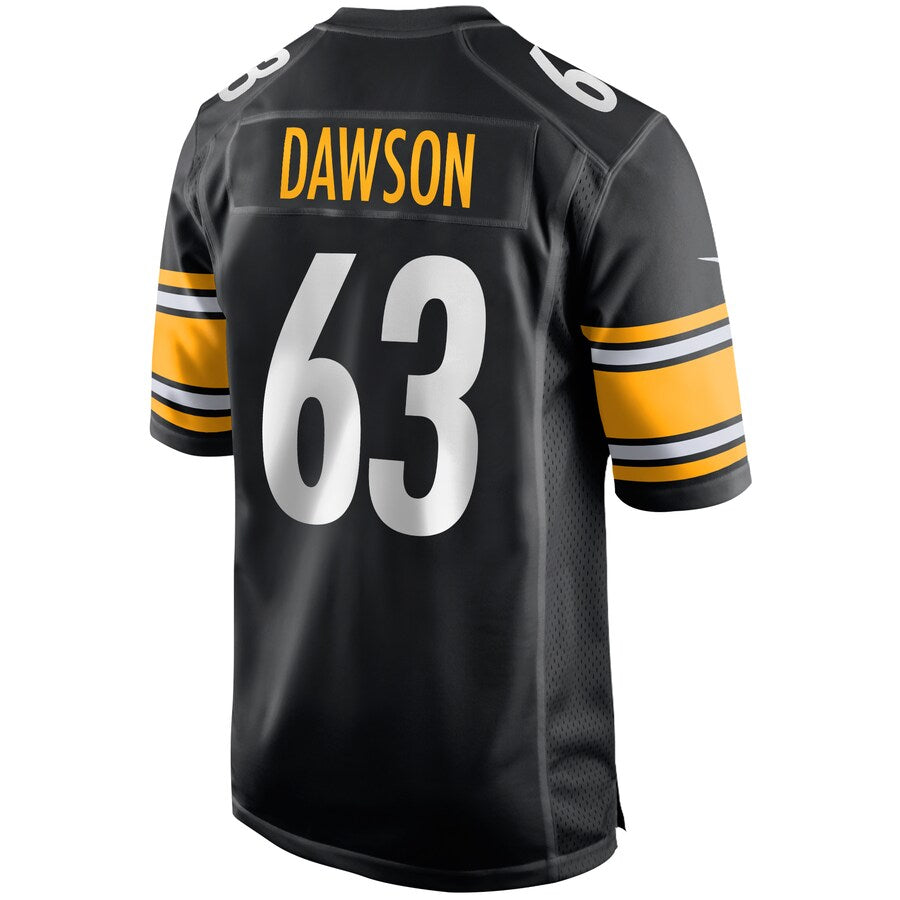 Pittsburgh Steelers Dermontti Dawson Game Black Football Jersey product image