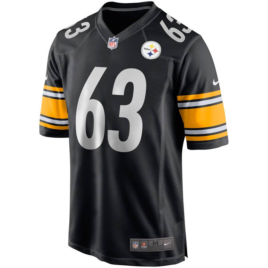 Pittsburgh Steelers Dermontti Dawson Game Black Football Jersey product image