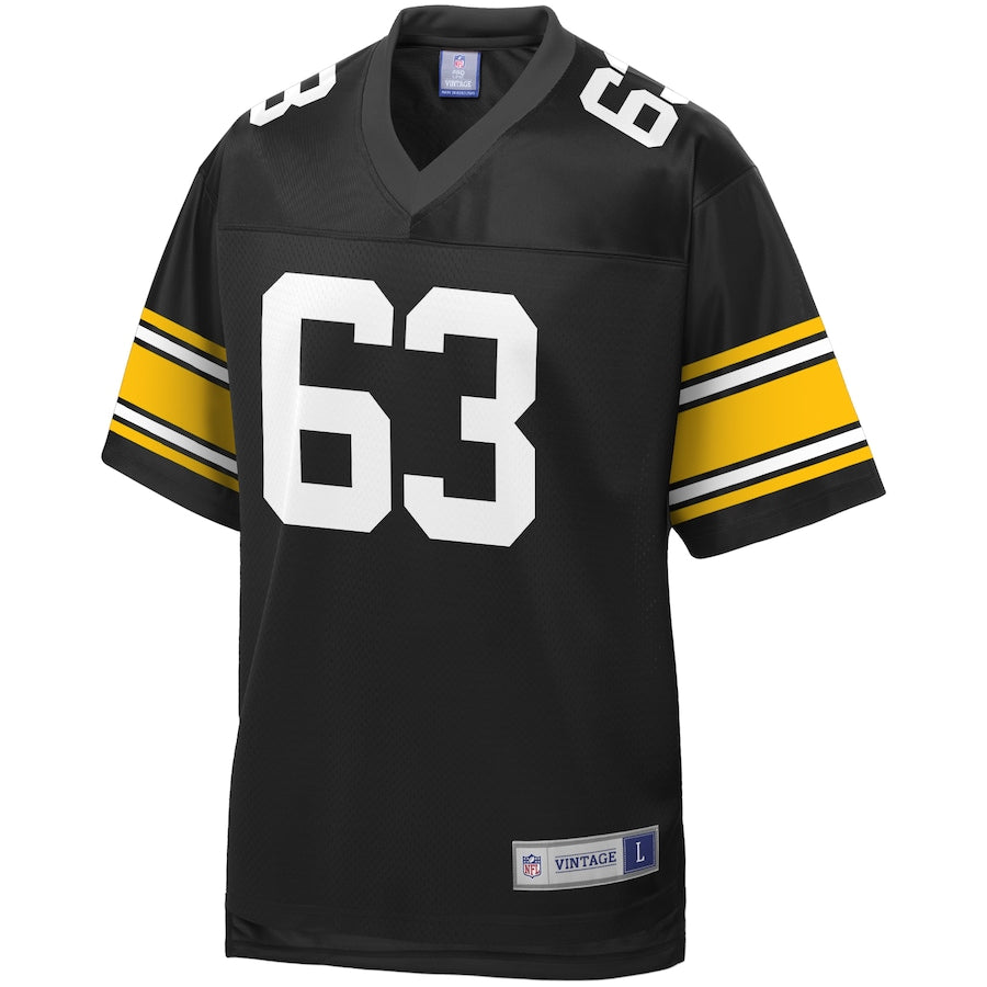 Pittsburgh Steelers Dermontti Dawson Pro Line Black Football Jersey product image
