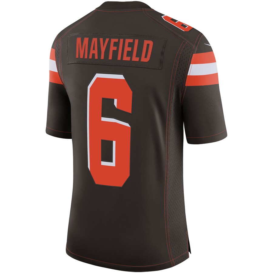 Cleveland Browns Baker Mayfield Brown Speed Limited Brown Football Jersey product image