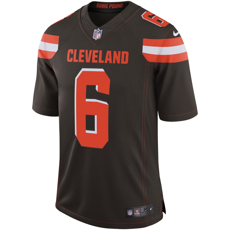Cleveland Browns Baker Mayfield Brown Speed Limited Brown Football Jersey product image