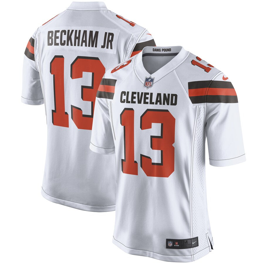 Cleveland Browns Odell Beckham Jr Game White Football Jersey product image