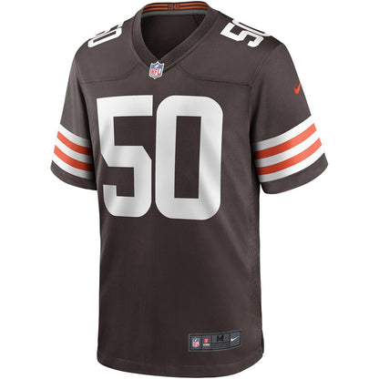 Cleveland Browns Jacob Phillips Brown Game Brown Football Jersey product image