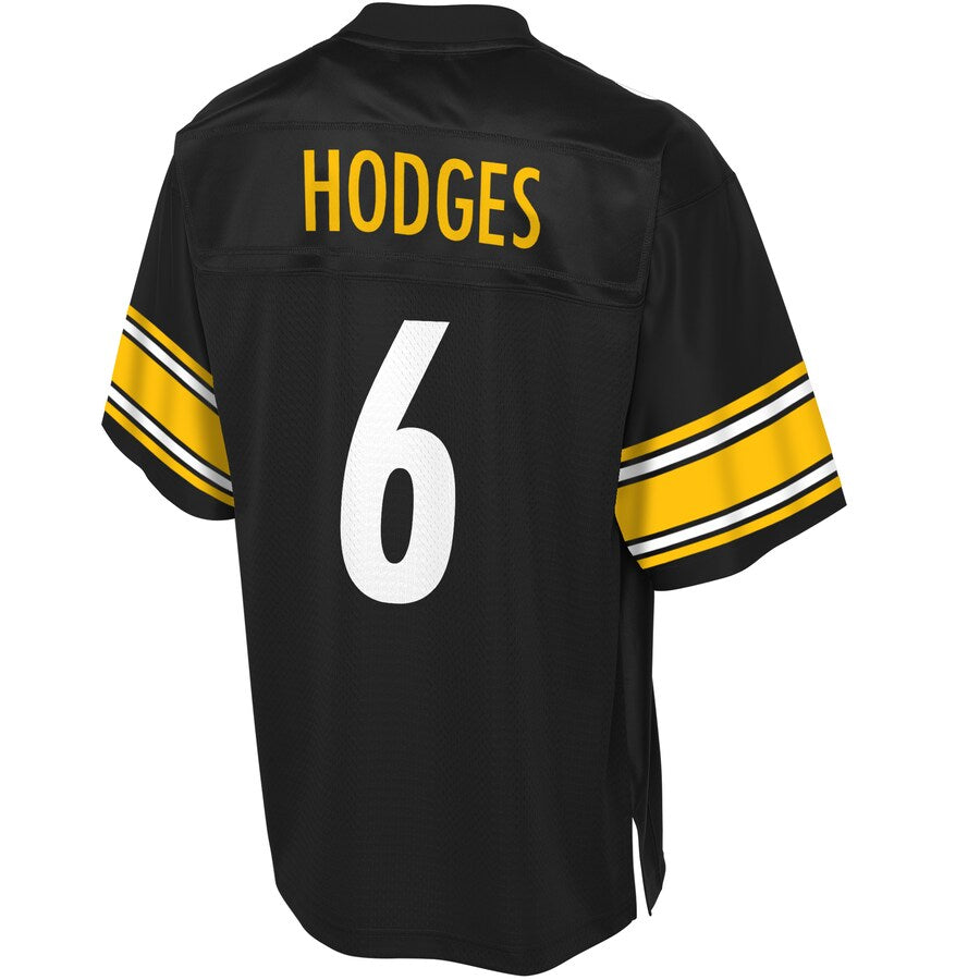 Pittsburgh Steelers Devlin Hodges Pro Line Big & Tall Black Football Jersey product image