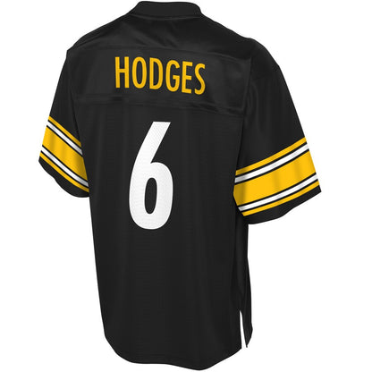 Pittsburgh Steelers Devlin Hodges Pro Line Big & Tall Black Football Jersey product image