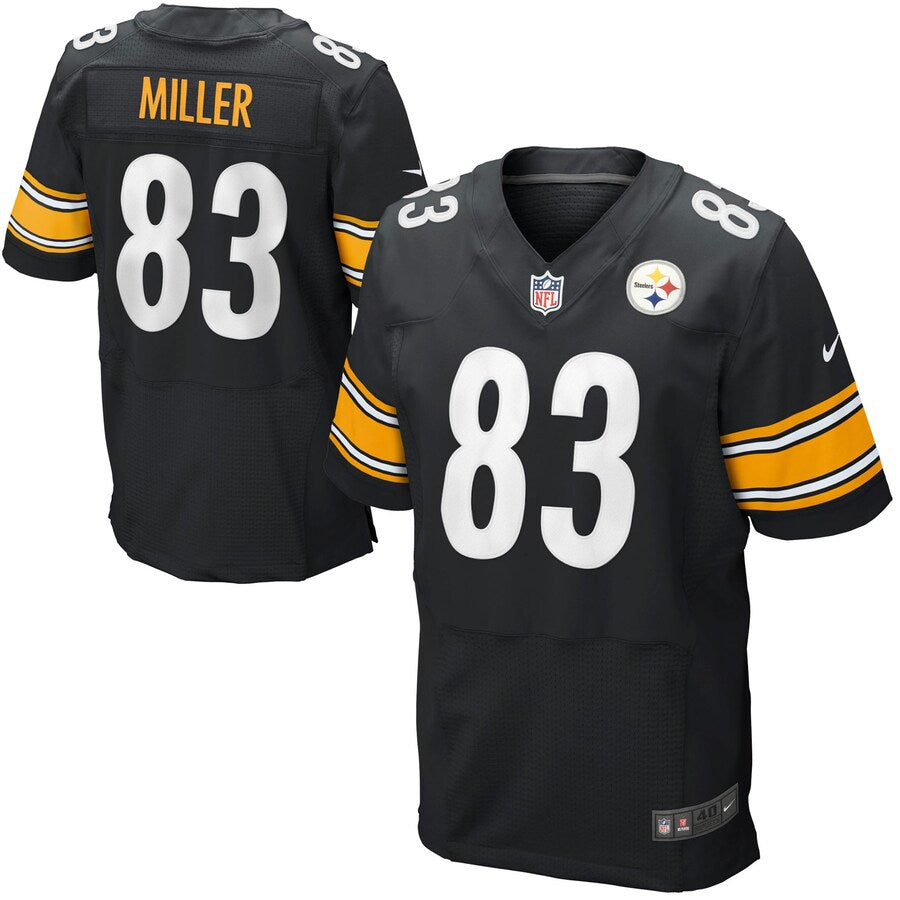 Pittsburgh Steelers Heath Miller Black Football Jersey product image