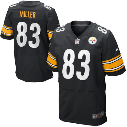 Pittsburgh Steelers Heath Miller Black Football Jersey product image