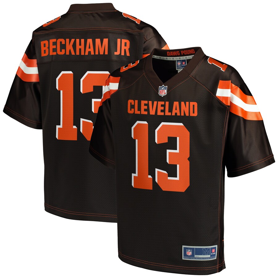Cleveland Browns Odell Beckham Jr. Pro Line Brown Football Jersey product image