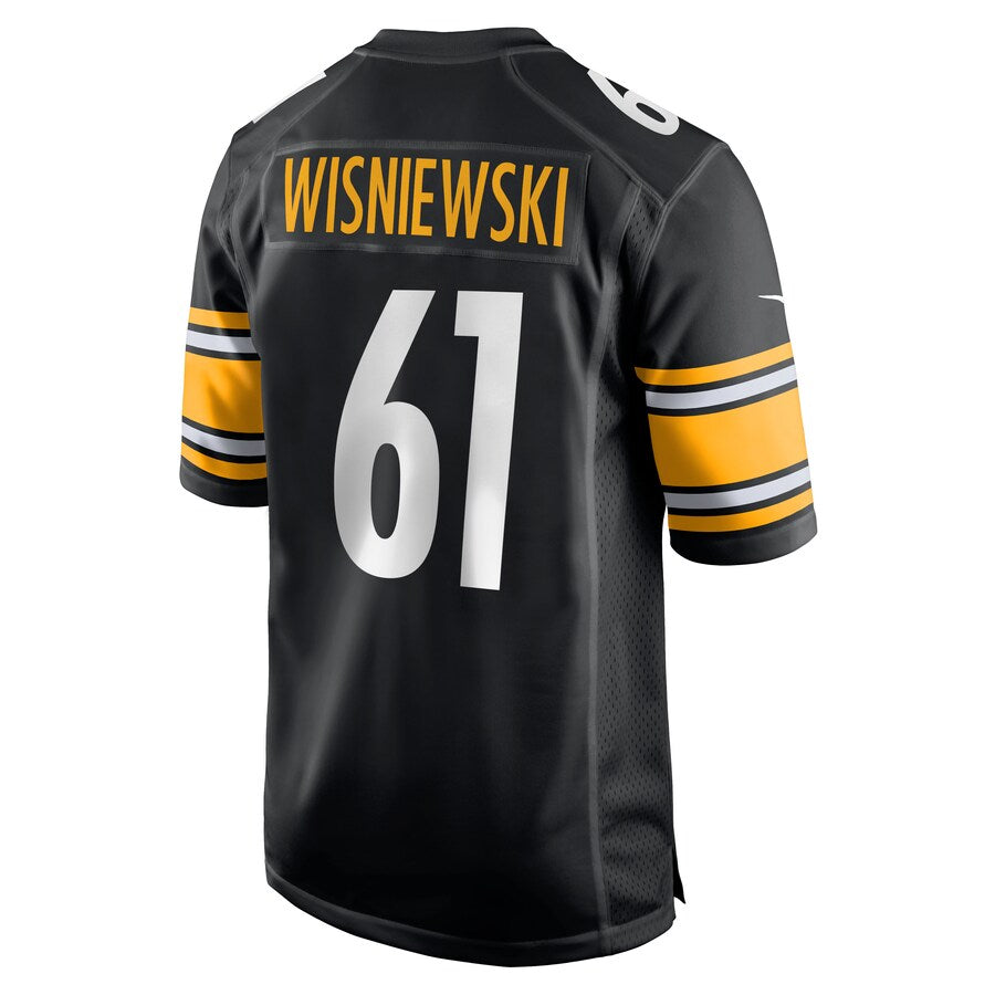 Pittsburgh Steelers Stefen Wisniewski Team Game Black Football Jersey product image