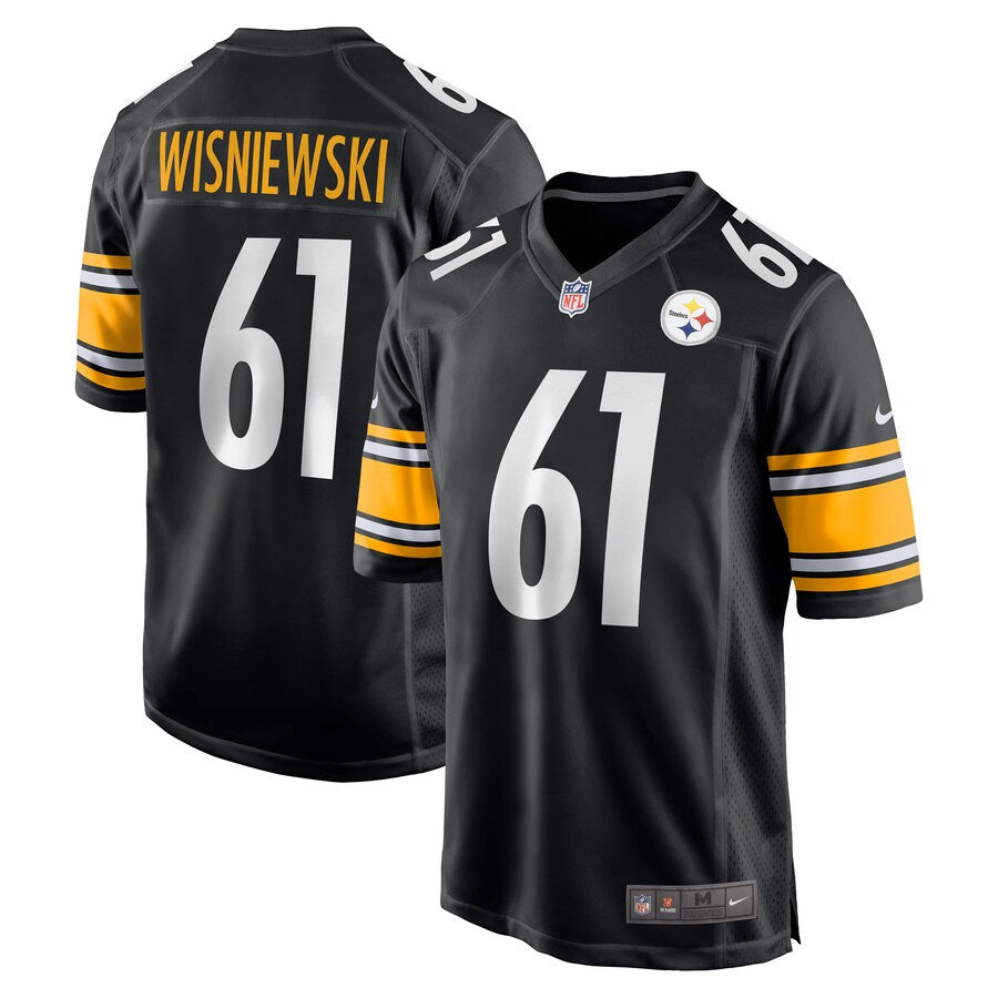 Pittsburgh Steelers Stefen Wisniewski Team Game Black Football Jersey product image