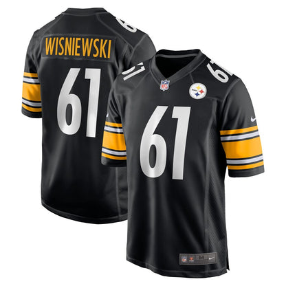 Pittsburgh Steelers Stefen Wisniewski Team Game Black Football Jersey product image