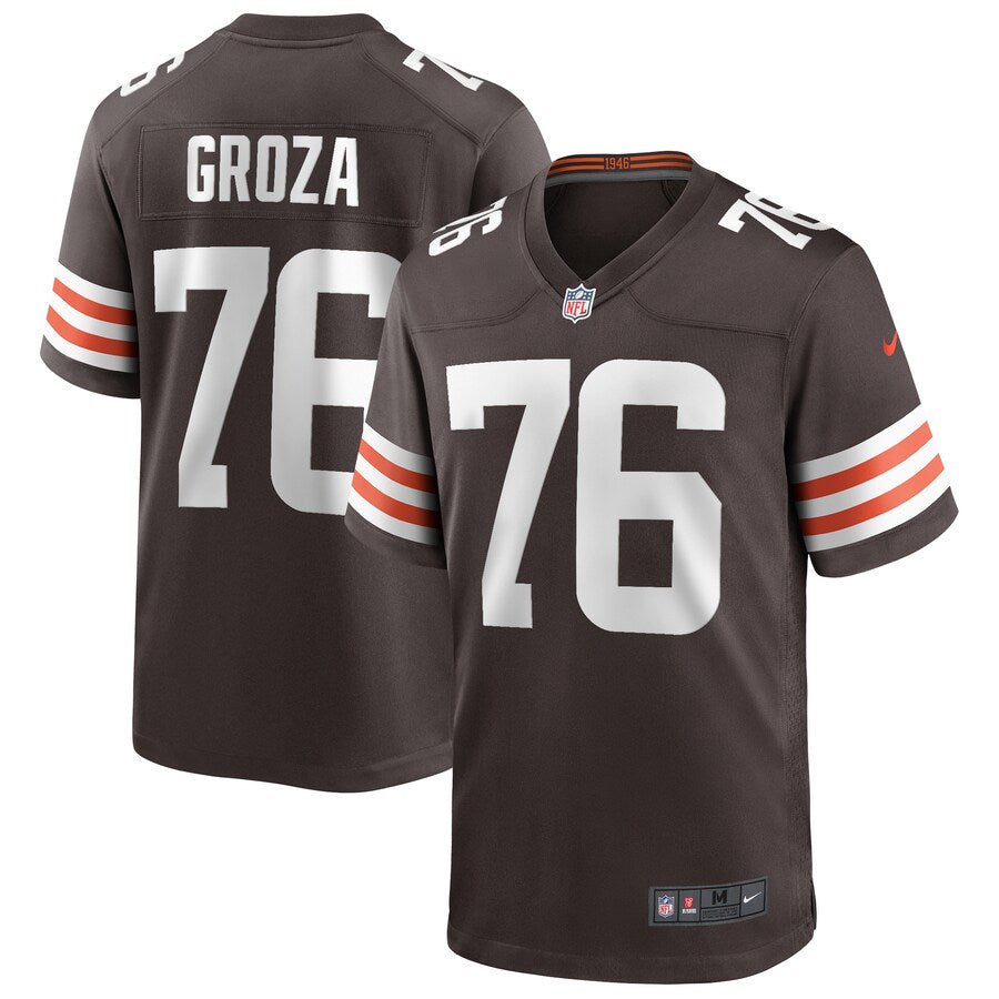 Cleveland Browns Lou Groza Brown Game Brown Football Jersey product image