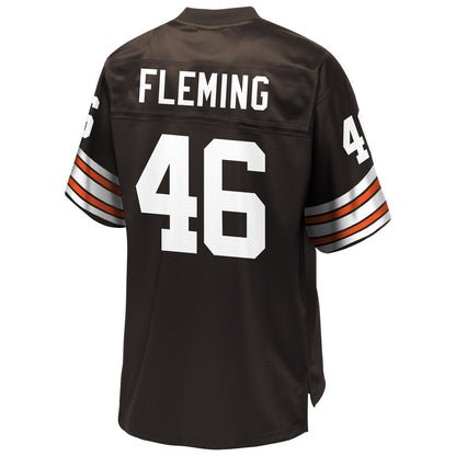 Cleveland Browns Don Fleming Pro Line Brown Football Jersey product image