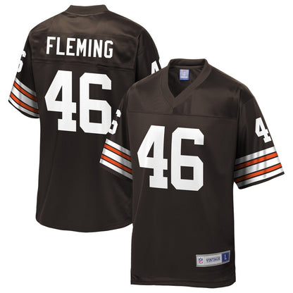 Cleveland Browns Don Fleming Pro Line Brown Football Jersey product image