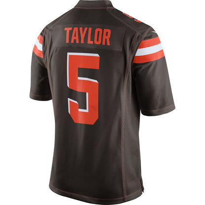 Cleveland Browns Tyrod Taylor Brown Game Brown Football Jersey product image