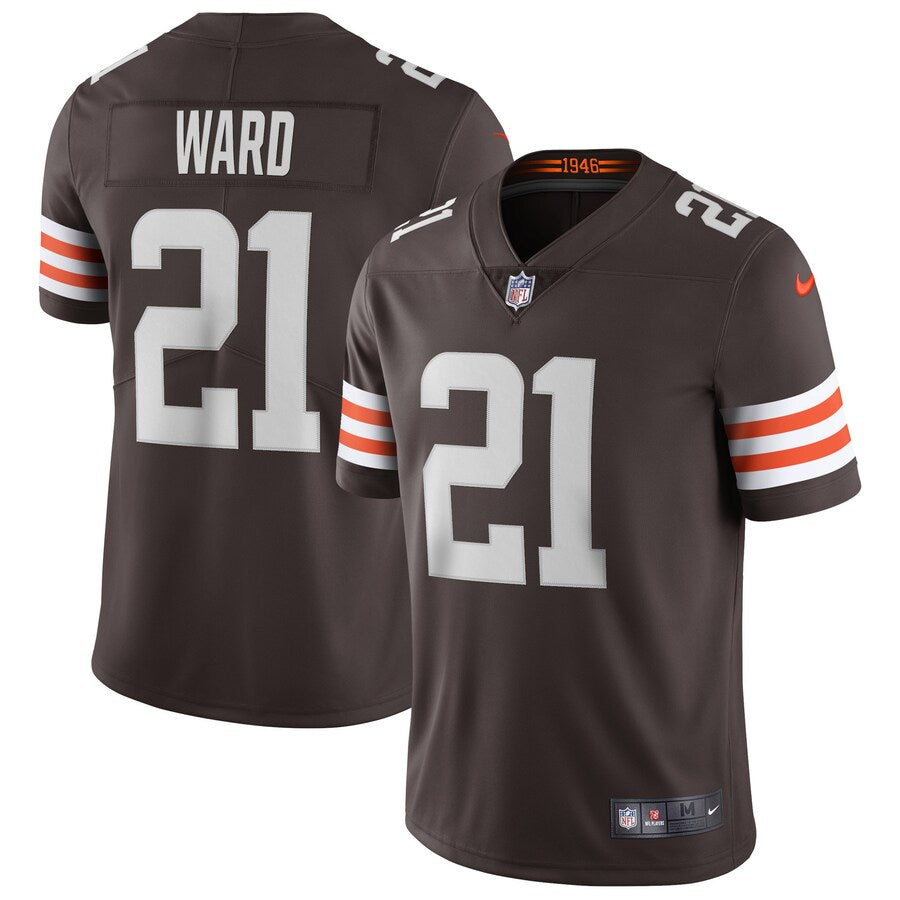 Cleveland Browns Denzel Ward Brown Limited Brown Football Jersey product image