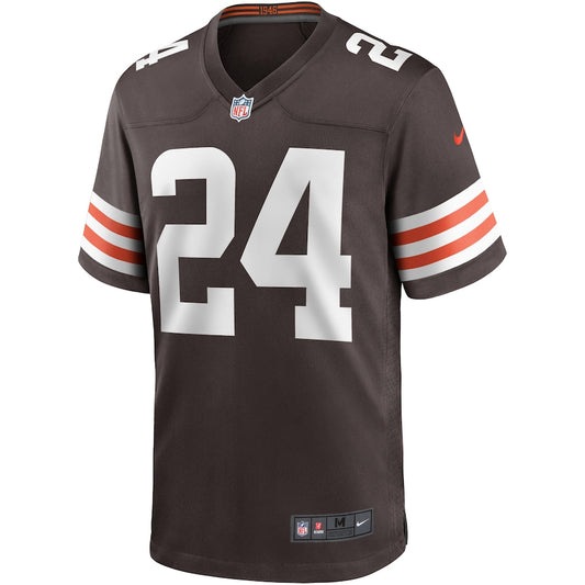 Cleveland Browns Nick Chubb Brown Game Brown Football Jersey product image